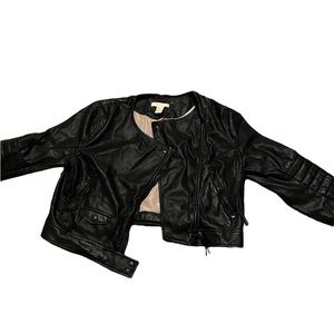 FAUX Leather Biker Jacket